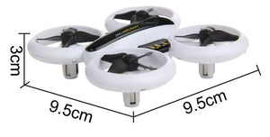 Quadcopter with Colorful LED Lights and Disc Design Mimarta