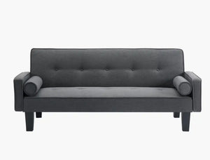 Fabric Sofa, Medieval Love Seat Sofa Furniture, With Pillows, Living Room Button Tufted Sofa, Pull Point Design Rieworkes