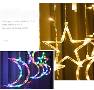 Moon Star Curtain Lights Mimarta