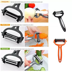 Quick Prep 3 in 1 Veggie Peeler, Slicer & Shredder Mimarta