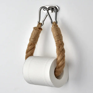 Rope Paper Holder for Wall-Mounted Bathroom Storage Mimarta