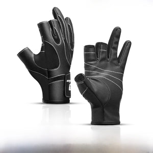 Winter Outdoor Three-Finger Fishing Gloves for Men and Women Mimarta