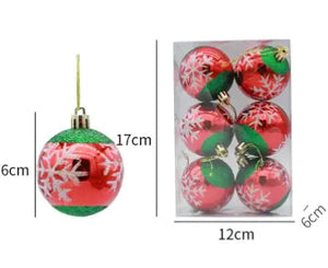 Glitter Christmas Balls Rieworkes