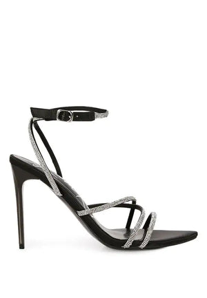 Rhinestone Embellished Stiletto Heels Rieworkes