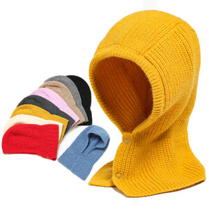 Women's Winter Knitted Cap and Warm Scarf Set Mimarta