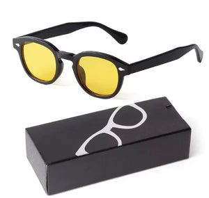 Gradient Small Round Sunglasses for Women Men Rieworkes