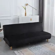 Armless Stretch Sofa Bed Cover for 3 Seater Couch Mimarta