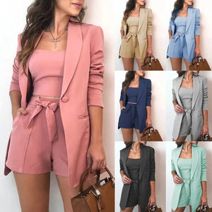 Long-Sleeve Blazer Set Rieworkes