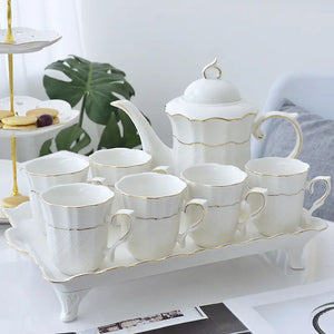 Simple Ceramic Water Set for Living Room Use Rieworkes
