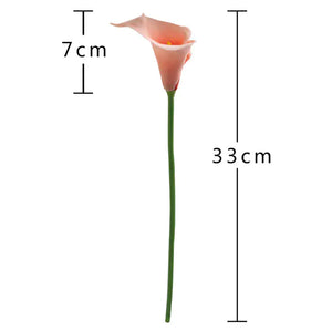 Artificial Calla Lily Decor for Living Room & Dining Table Rieworkes