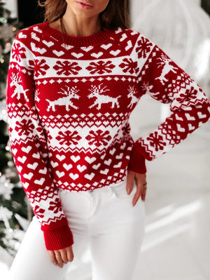 Winter Christmas Sweaters Long Sleeve Rieworkes