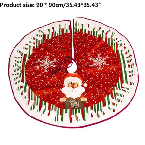 Christmas Tree Skirt Rieworkes