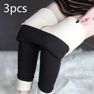 Winter Leggings Warm Thick High Stretch Lamb Cashmere Leggins Skinny Fitness Woman Pants Mimarta