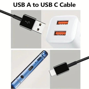 2x 3FT usb-C Charging Data Cable Rieworkes