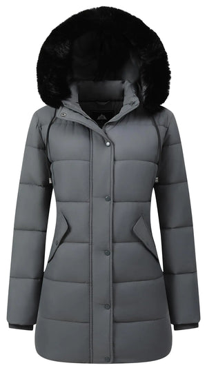 GOLDLADY Womens Warm Winter Coat Waterproof Long Puffer Jacket Thickened Down Jacket Mimarta