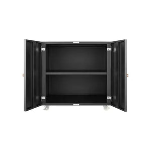 Office Furniture Copy Cabinet Black 2 Door Steel Copy Rack Mobile Dock Document Printer Rack Mimarta