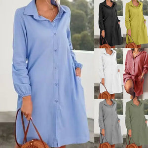 Long Sleeve Solid Color Cardigan and Skirt Set for Women Mimarta