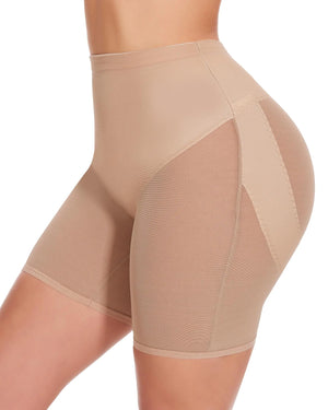 SHAPERIN High Waisted Butt Lifting Shorts Shapewear for Women Tummy Control Girdle Body Shaper for Under Dresses Nude L Mimarta