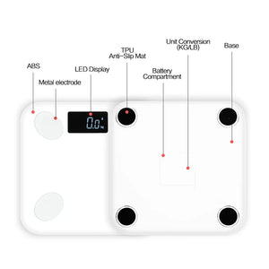 Bluetooth Body Weight Bathroom Scale Rieworkes