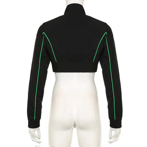 Cropped Zipper Jacket Rieworkes