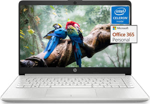 HP Stream 14 Inch Laptop 2023 Ultra Thin and Light Laptop for College Students Intel Celeron N4120 16GB RAM 320B Storage (64GB eMMC+256GB MSD no SD Port) 1-Year Office 365 Silver Win 11 S Mimarta