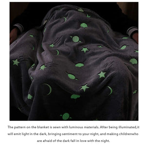 Glow in the Dark Throw Blanket Rieworkes