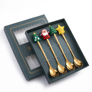 Christmas Cutlery Set: Festive Spoon and Fork Rieworkes