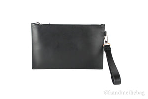 Versace Small Leather Embroidered Heart Patch Clutch Mimarta