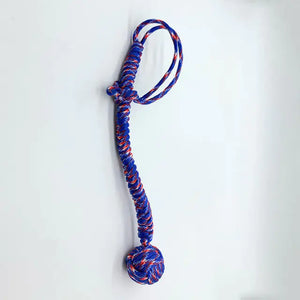 Outdoor EDC Self Defense Keychain with Monkey Fist Rope Mimarta