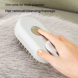 Cat Steam Brush Steamy Dog Brush 3 In 1 Electric Spray Cat Hair Brushes For Massage Pet Grooming Comb Hair Removal Combs Pet Products Rieworkes
