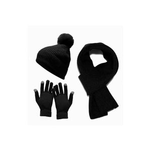 Cozy Winter 3 In 1 Scarf, Beany And Gloves Set Rieworkes