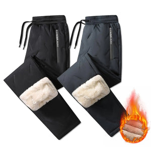 2 Pack Fleece Lined Sweatpants for Women - ZHIFANXN Joggers with Pockets High Waisted Thermal Winter Warm Pants for Snow Mimarta