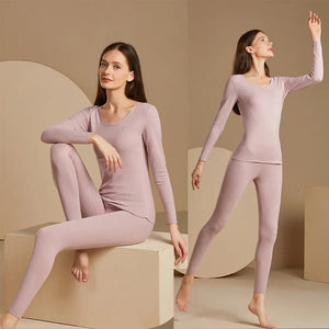 Winter Women's Thermal Underwear Set - Seamless & Soft Mimarta