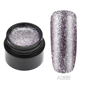 Hybrid Varnishes Gel Nail Polish Set Glitter Rieworkes