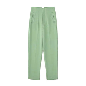 Chic Office Lady Straight Pants Rieworkes
