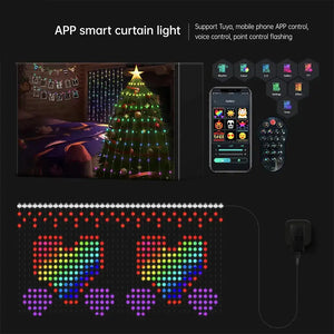 Color Waves LED Curtain Sync Lights Rieworkes
