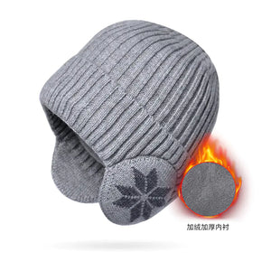 Winter Knit Beanie with Ear Protection for Men and Women Mimarta