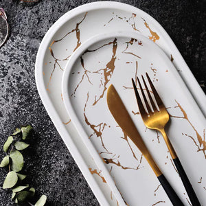 Nordic Style Fish Plate - Creative Ceramic Dish Mimarta