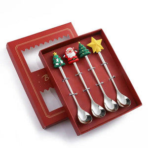 Christmas Cutlery Set: Festive Spoon and Fork Rieworkes