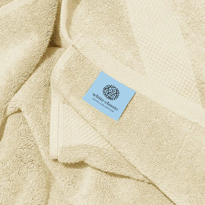 Luxury Soft Beige Bath Sheet Towels 2 Pack Extra Large 35x70 inch 650 GSM Rieworkes