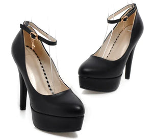 Elegant High Heeled Waterproof Club Shoes for Women Mimarta