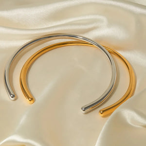 Glossy Collar Neck Ring Necklace Rieworkes