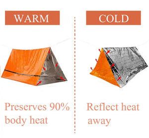 Survival Tube Emergency Tent With Whistle Rieworkes