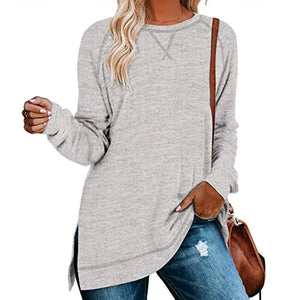 Solid Color Sweater for Women - Autumn/Winter Collection Rieworkes