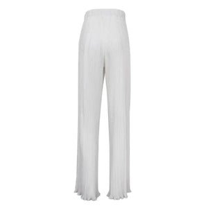 Elegant High Waist Wide Pants Set Rieworkes