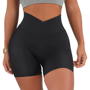Sports Shorts Women High Waist Workout Seamless Fitness Yoga Shorts Rieworkes