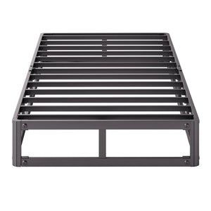 Askeld Twin Bed Box Spring 5 Inch High Low Profile Metal Bed Frame with Round-Corner Design Heavy Duty Steel Slat Support Mattress Foundation Noise Free Platform Base 3500lbs Max Weight Capacity Rieworkes