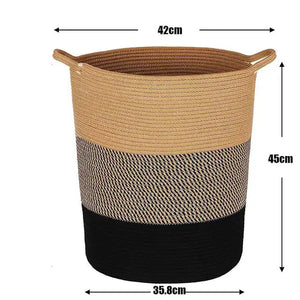 Thick Heavy Cotton Rope Laundry Bucket Rieworkes