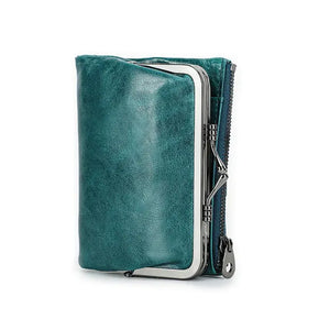 Genuine Leather Wallet Women Rieworkes
