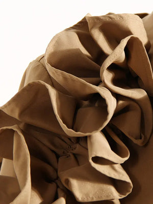 Ruffle Trench Coat Rieworkes